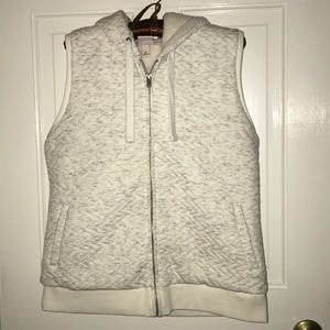 Mossimo Knit Chevron Zip Up Vest